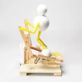 科学实验玩具跑步健身机器人科技小制作发明diy手工制作材料器材