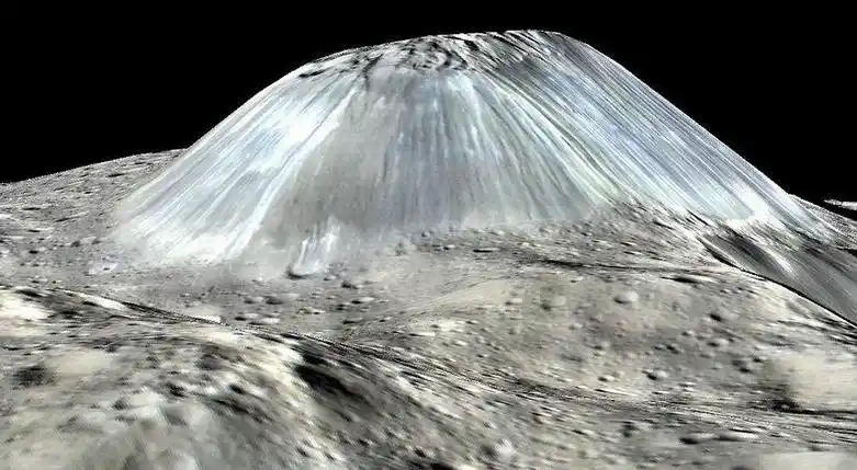 "黎明"号发现谷神星上冰火山"从未沉默"