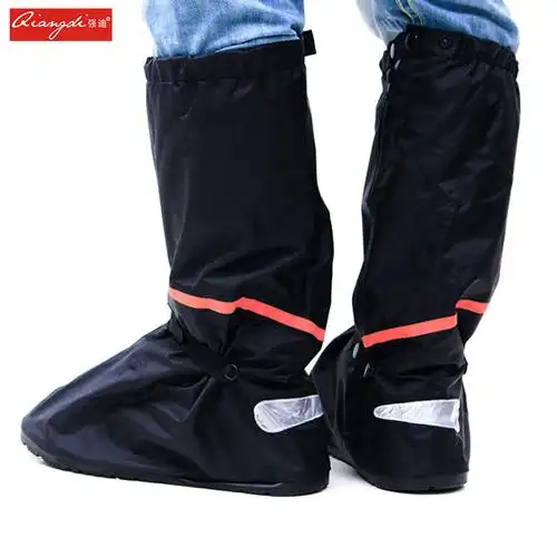 牛津布防水鞋套 高筒加厚底防滑防雨鞋套雨靴雨具