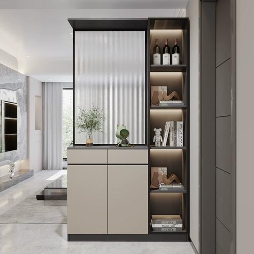 玄关柜入户进门鞋柜屏风一体装饰柜现代简约家用门口轻奢门厅柜