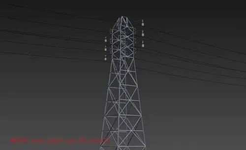 电塔,建筑,室外场景max模型
