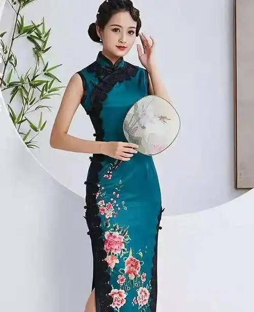 关于旗袍风情的那些事,花样开襟与旗袍开襟款式美学赏析,干货