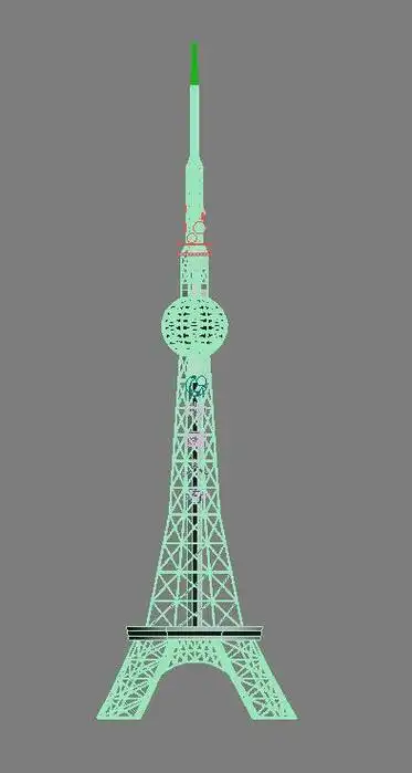佛山电视塔简笔画