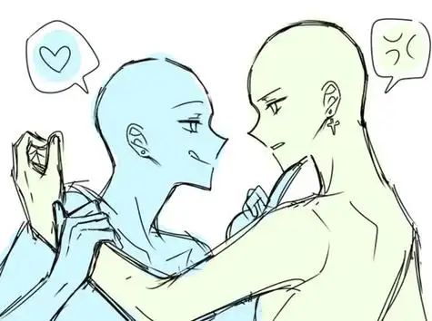 拟人绘画模板75盘它4万亨关注打开新页快来保存(恼)初慕璃殇关注