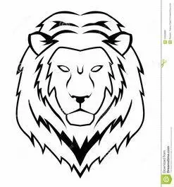 卡通狮子眼睛简笔画