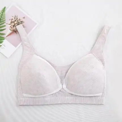 孕妇哺乳文胸大码哺乳内衣前开扣式