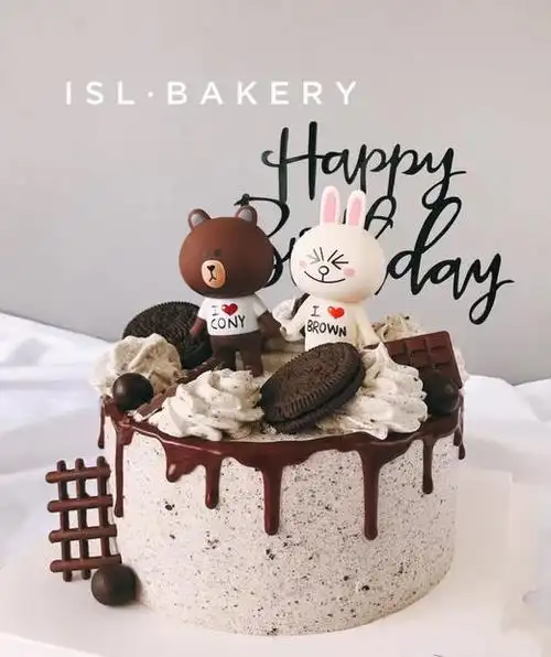 布朗熊可妮兔(奥利奥口味) - 云朵朵烘焙蛋糕店