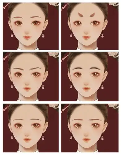 素材,教学丨古风绘制女子眉毛|插画|艺术插画|gaomon高漫 - 原创作品