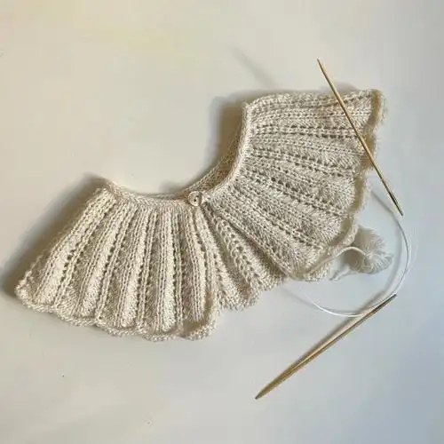 手工织个蕾丝假领吧让我享受的时光