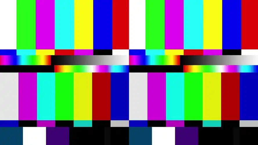 电视节目无信号画面.电视无信号彩条故障中止干扰.4k超清画质.