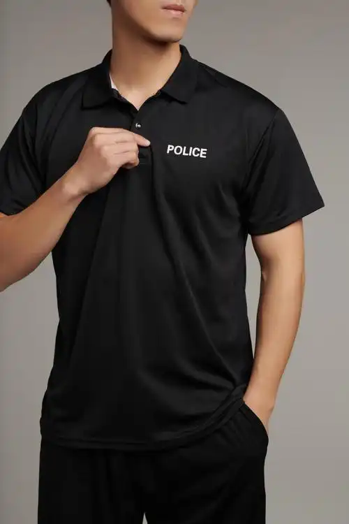 警用速干翻领t恤衫