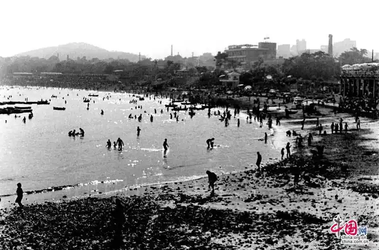 夏日纳凉老照片