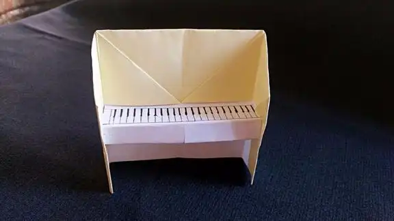 钢琴这样折好看又简单 我只花了2分钟就折好了 折纸大全视频教程亲子