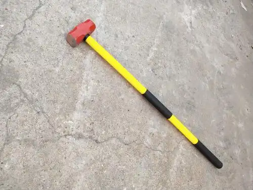 消防大铁锤八角锤子砸轮胎健身大锤8p10p12p14磅防震石工锤铁榔头