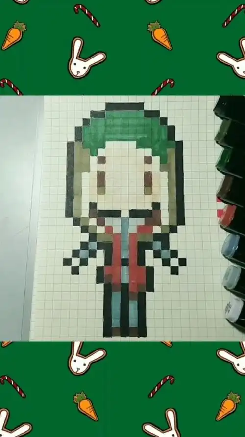 第五人格 佣兵奈布 像素画/拼豆素材