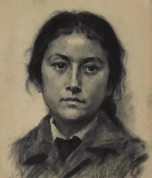 原央美老院长靳尚谊,148幅人物与风景素描!_肖像_头像_女孩