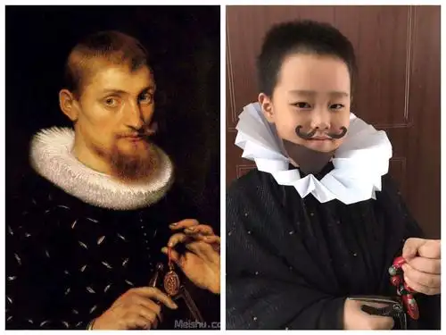 呼和浩特市玉泉区民族实验小学二年级 ——世界名画模仿秀