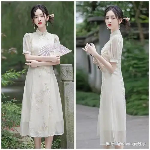 唯品会新中式旗袍清凉夏日穿搭推荐