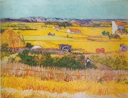 一起欣赏梵高大师的麦田守望者系列油画作品