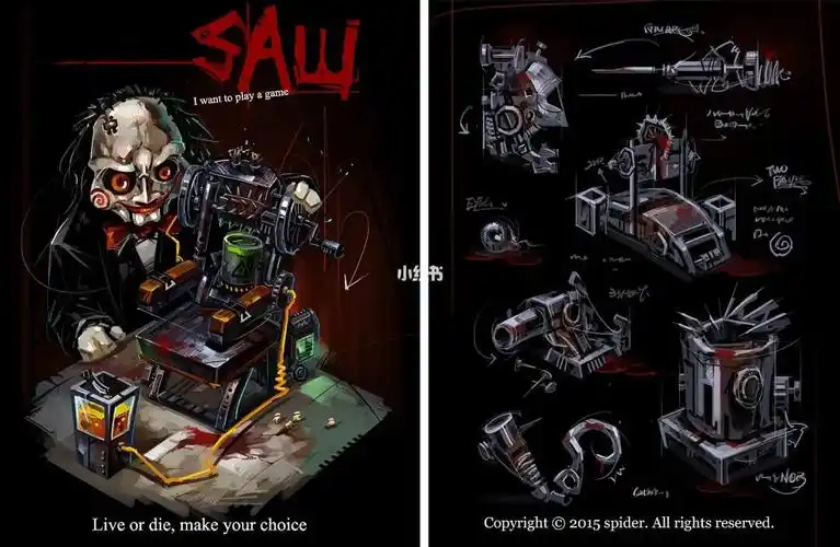 经典要常摸#插画  #原创插画  #电锯惊魂