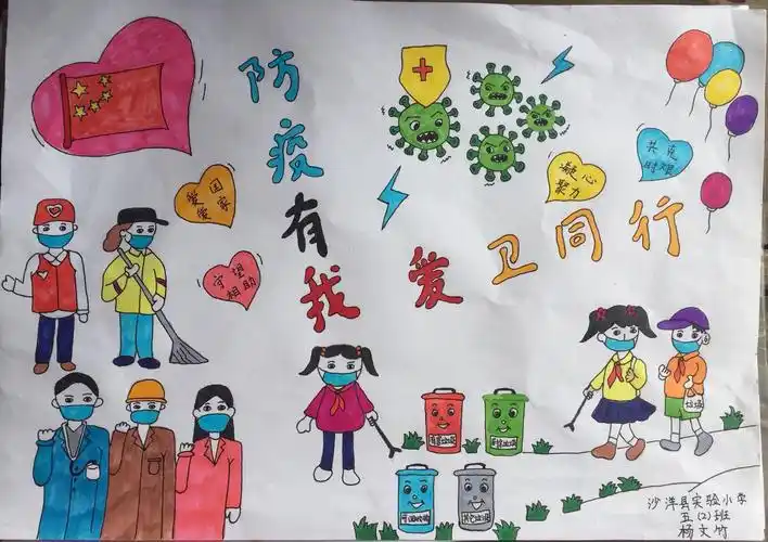 "防疫有我 爱卫同行" 主题绘画作品展示(二)