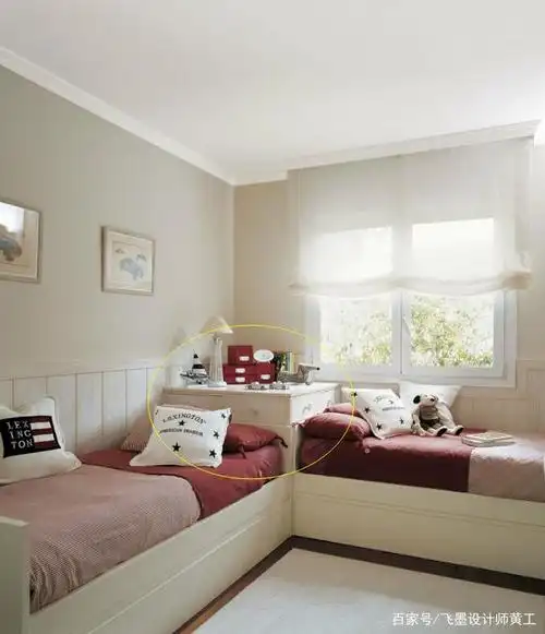 如果有两个孩子,加上与老人一块居住,那么两孩子只能共用1间儿童房,咋