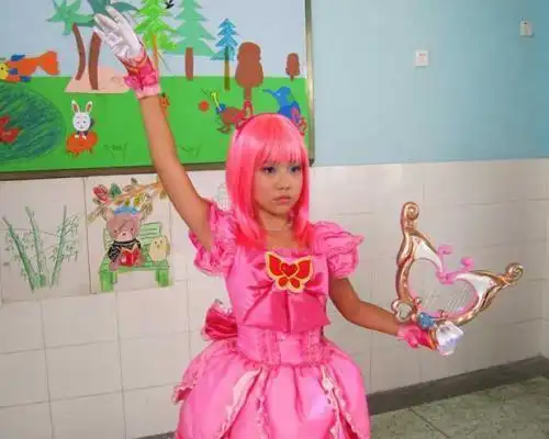 美琪美雪变身简笔画