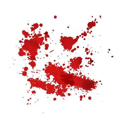 血迹手绘万圣节血迹元素万圣节活动png素材