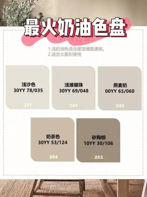 🏠奶油风|五款乳胶漆颜色yyds(一)