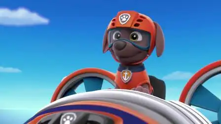 汪汪队立大功:汪汪队集合,路马利用救生圈,救回落水的阿宝船长