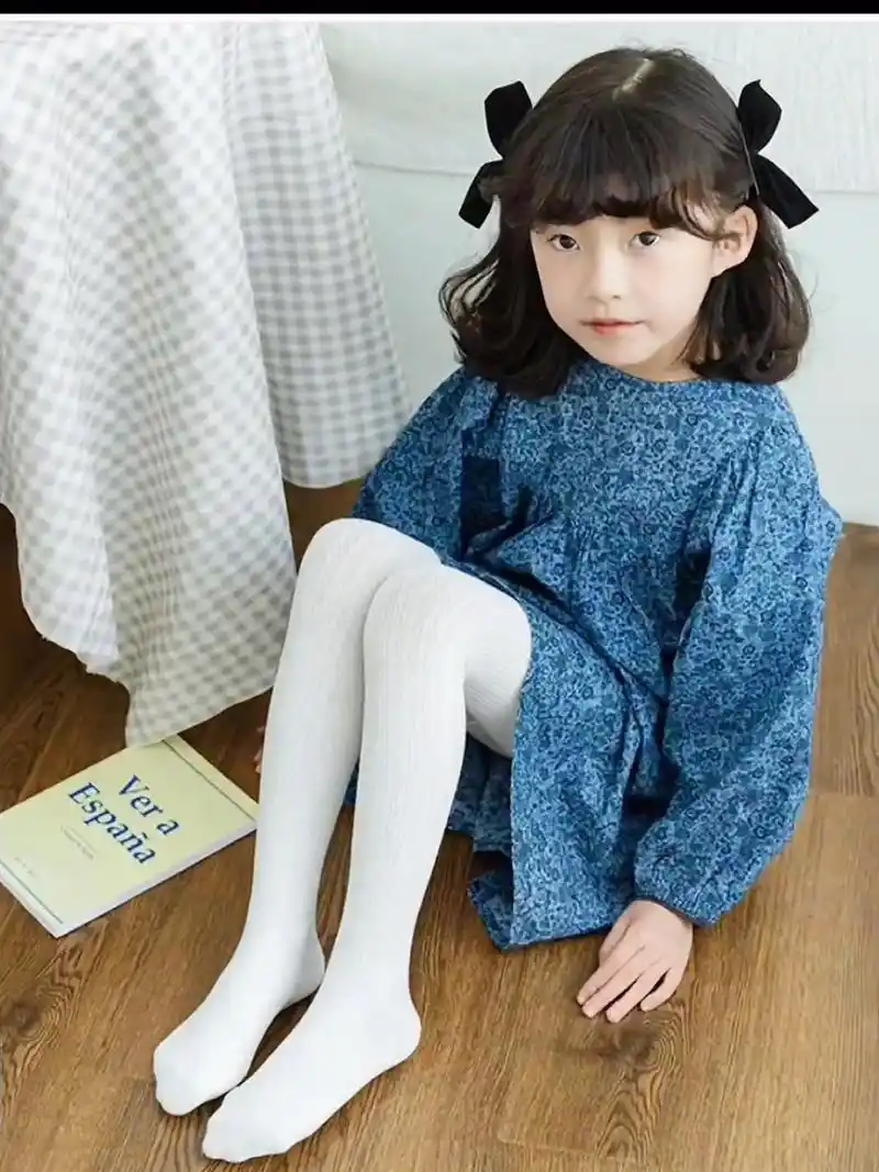 女童春秋薄款连脚白色打底裤外穿打底袜裤 女童连裤袜春秋薄款,弹力大