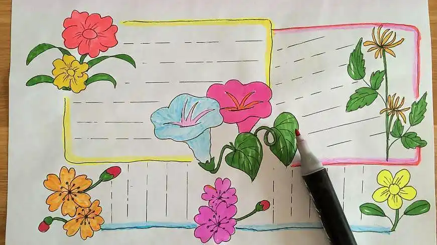 以花为主题的手抄报不看看会后悔哟花卉主题手抄报关于以花为主题手