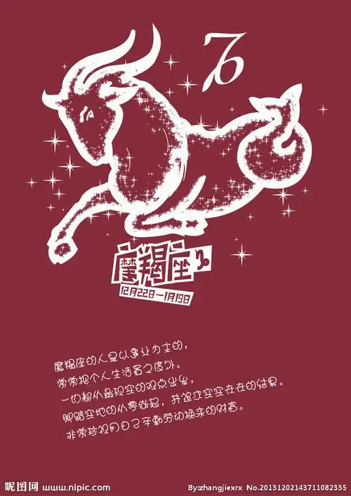 十二星座摩羯座图片