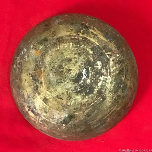 铜油盏碗原点油灯盛油的小铜碗品好怀旧摆件作笔舔也可保真_价格18元