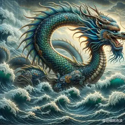 山海经神兽蛟龙