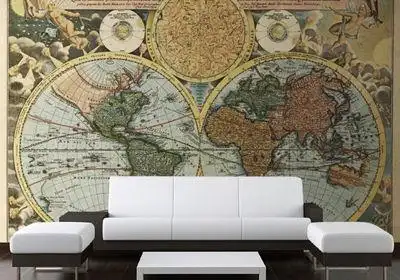 世界地图壁纸大集合 在家漫游全世界