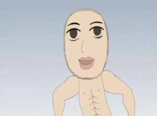 男孩男子身体扭动变态腹肌gif动图_动态图_表情包下载_soogif