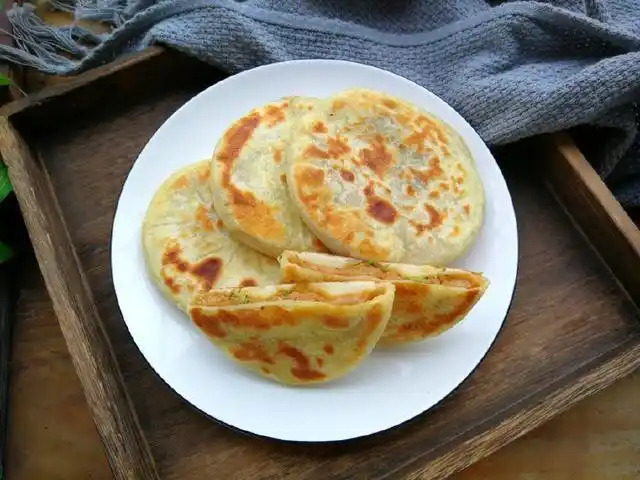 香菜猪肉馅饼,好吃容易学