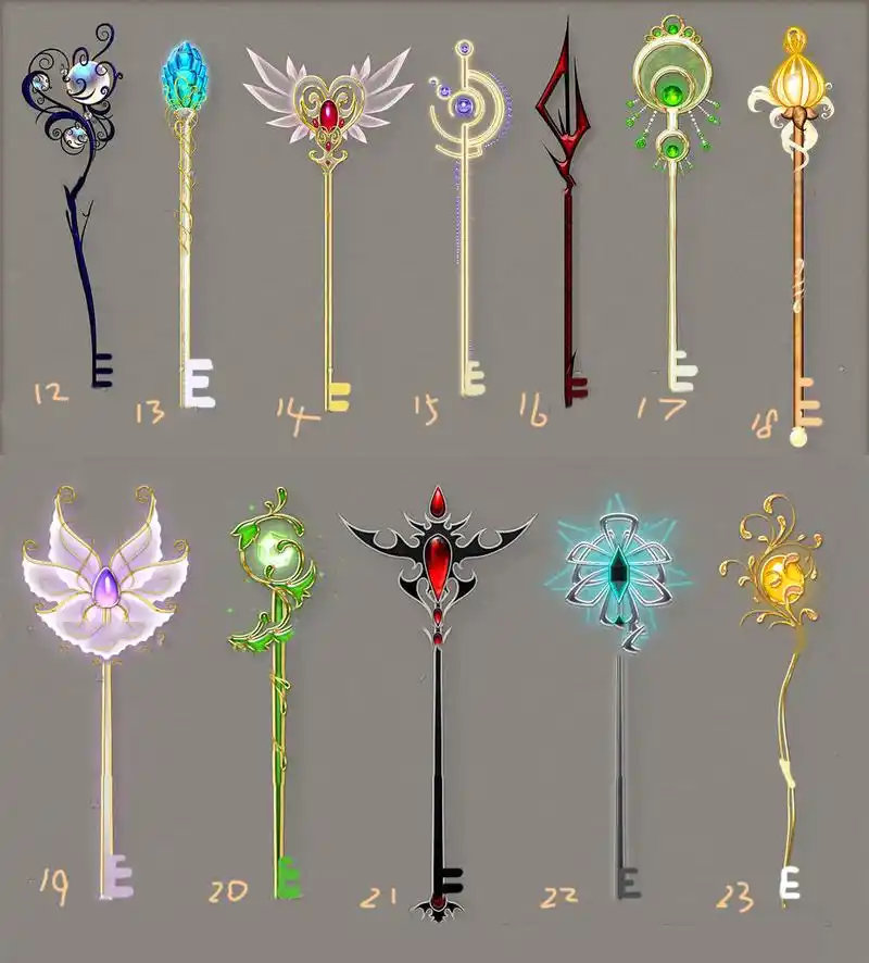 叶罗丽:当公主都拥有类似辛灵的锁匙魔杖,冰公主的魔杖最精致