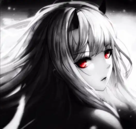 出单:黑色系(红眼)霸气女头-佩琪头像铺-话本小说网