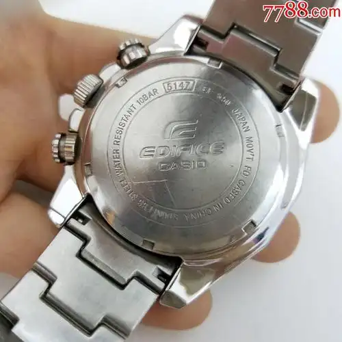 【大号】日本卡西欧edifice系列电子计时男表【表盘新净】【走时正常