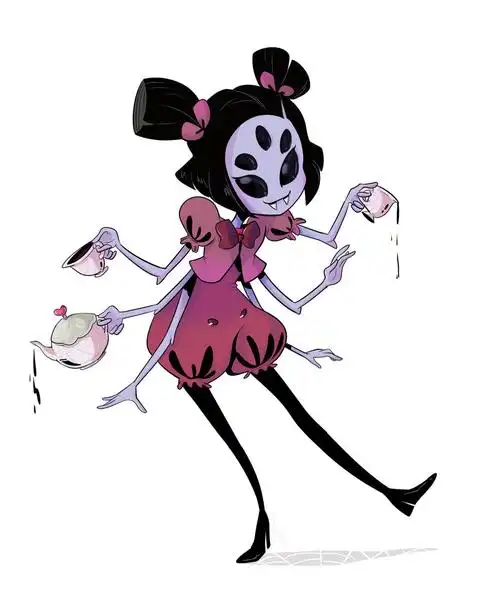 undertale传说之下精美人物图包muffet篇