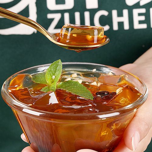 四川特产夏季小吃网红即食冰粉290g*6盒装冰粉粉配坚果红糖冰凉粉