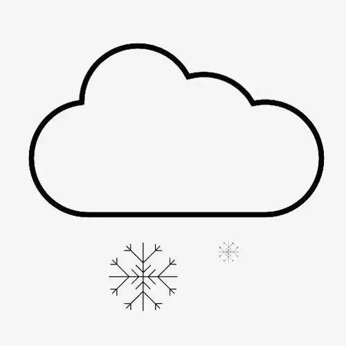 雪的简笔画雪的简笔画雪花
