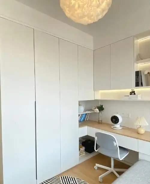 衣柜 转角书桌,最实用功能_空间_设计_床头柜