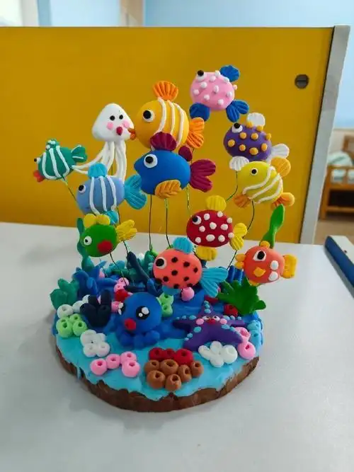 海洋世界粘土手工!总有一款适合你!#超轻粘土