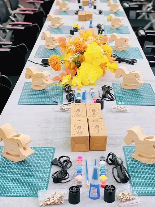 暖场活动木马diy手工七夕活动