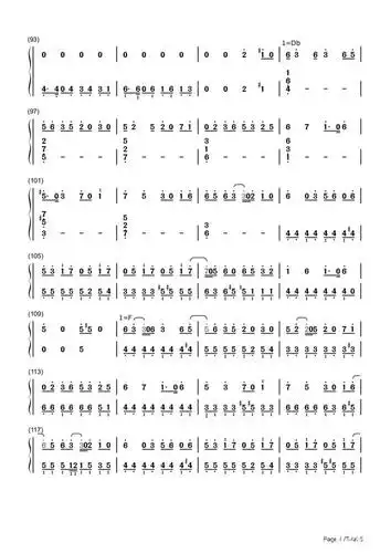 动物狂想曲 第二季 op(怪物)简谱