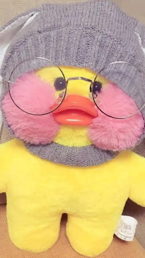 可爱小黄鸭图片 小黄鸭头像图片