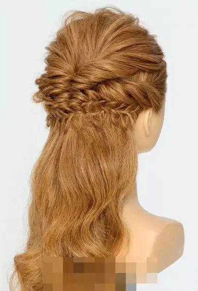 半扎公主头发型扎法图解 甜美可人的扎发赏析-发型-爱女人网